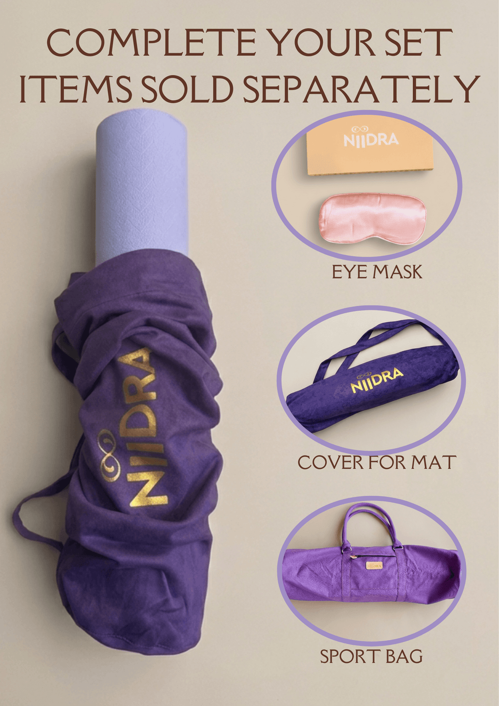 Basic Lavender yoga mat