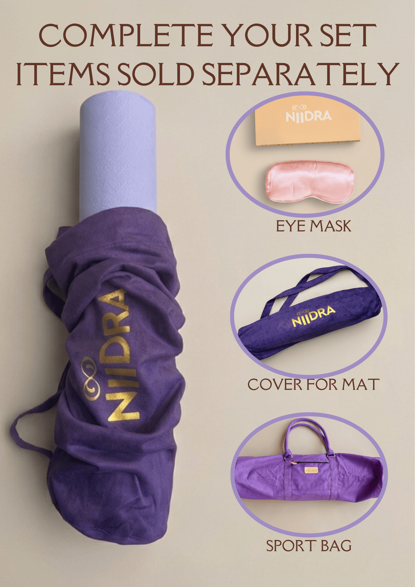 Basic Lavender yoga mat