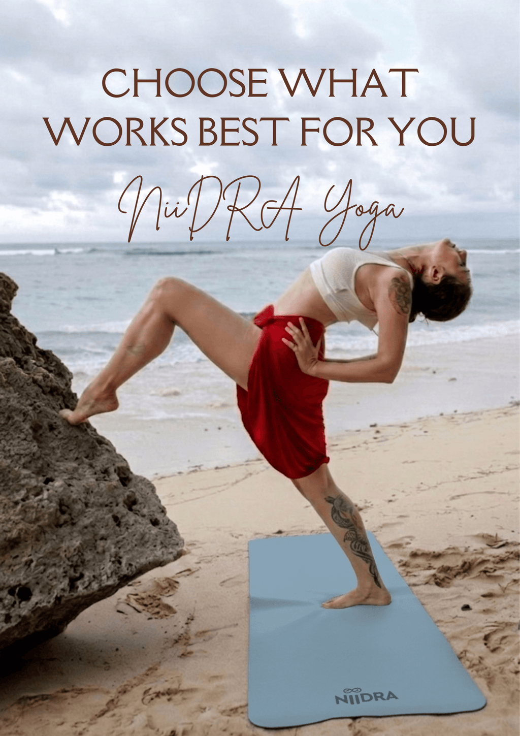 Basic Blue-grey yoga mat