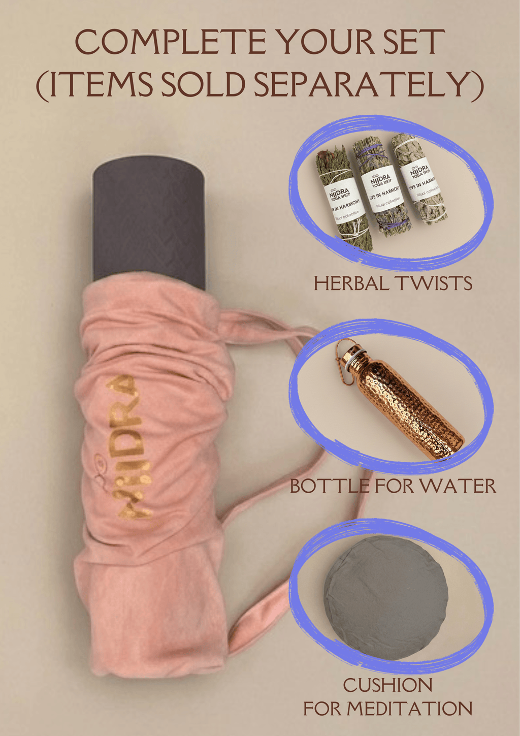 Basic Chocolate yoga mat