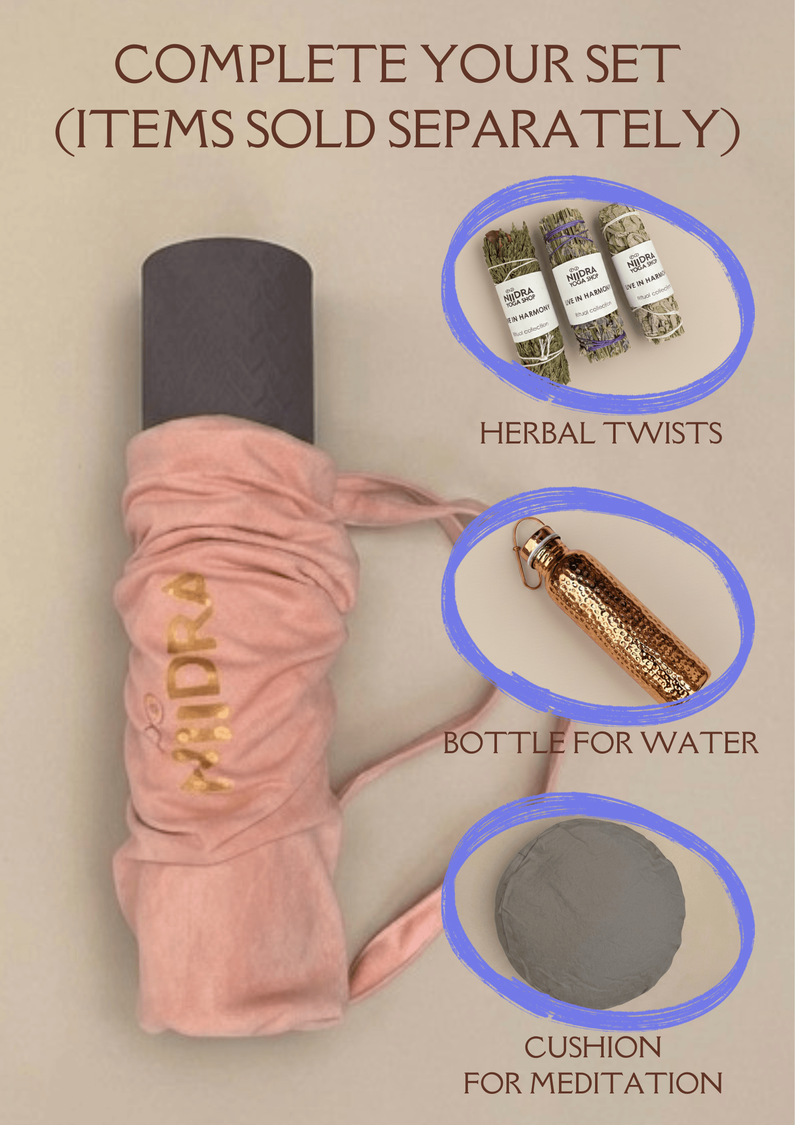 Basic Chocolate yoga mat