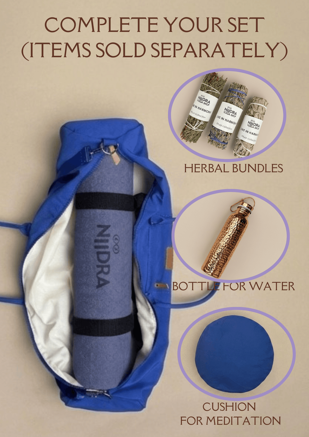 Basic Dark blue yoga mat