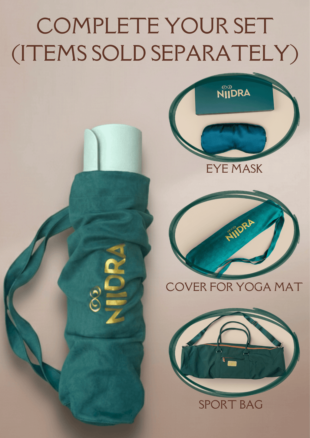 Basic mint yoga mat