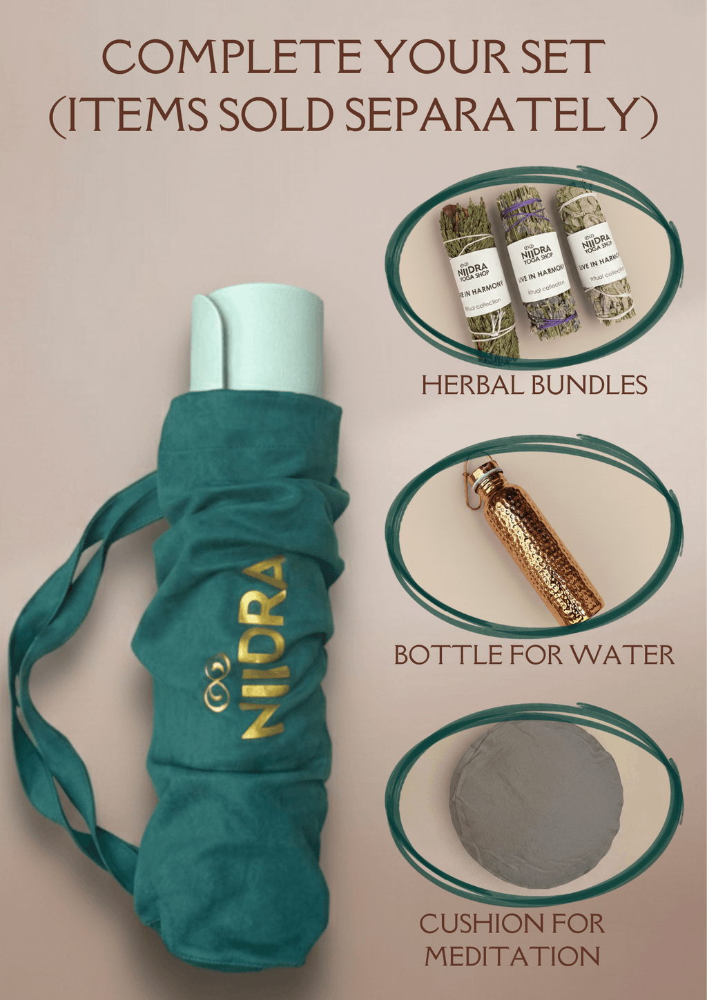 Basic mint yoga mat